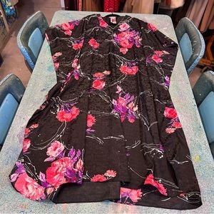 Dark Magic Floral Mumu